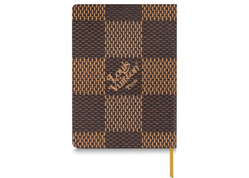 Louis Vuitton x Nigo Clemence Notebook Damier Ebene Giant Brown