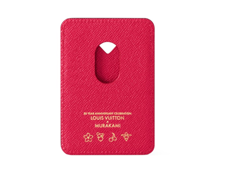 Louis Vuitton x Takashi Murakami Cherry Porte-Cartes Magnet Brown Monogram