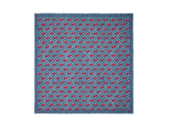 Louis Vuitton x Takashi Murakami Denim Cherry Shawl Blue Denim