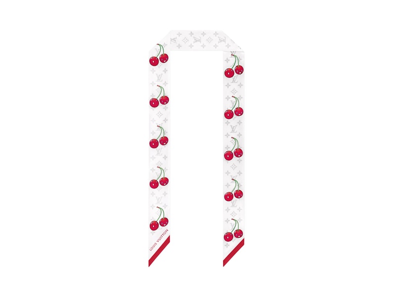 Louis Vuitton x Takashi Murakami Monogram Cherry Bandeau White