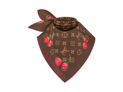 Louis Vuitton x Takashi Murakami Monogram Cherry Square 55 Brown