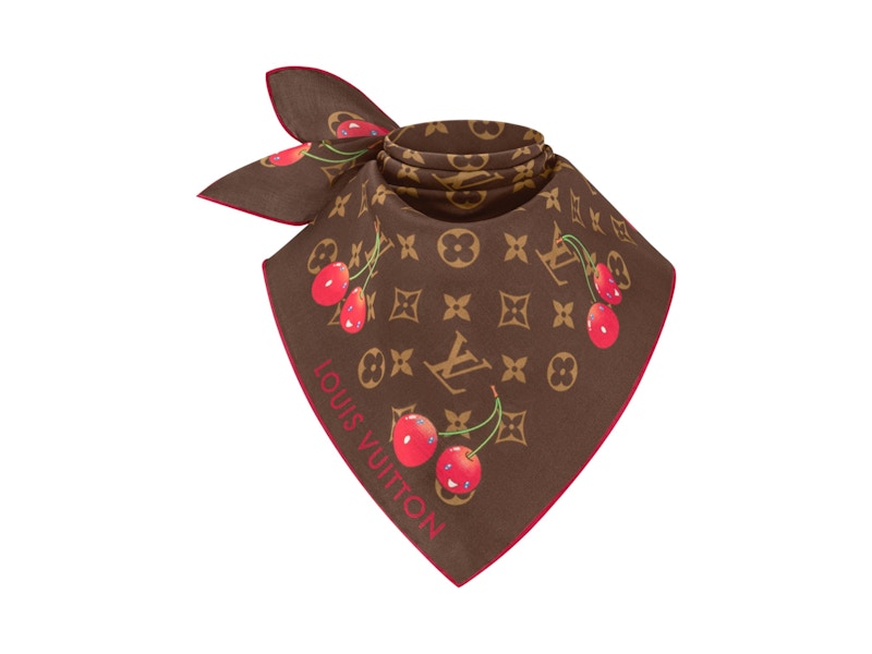 Louis Vuitton x Takashi Murakami Monogram Cherry Square 55 Brown