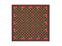 Louis Vuitton x Takashi Murakami Monogram Cherry Square 55 Brown