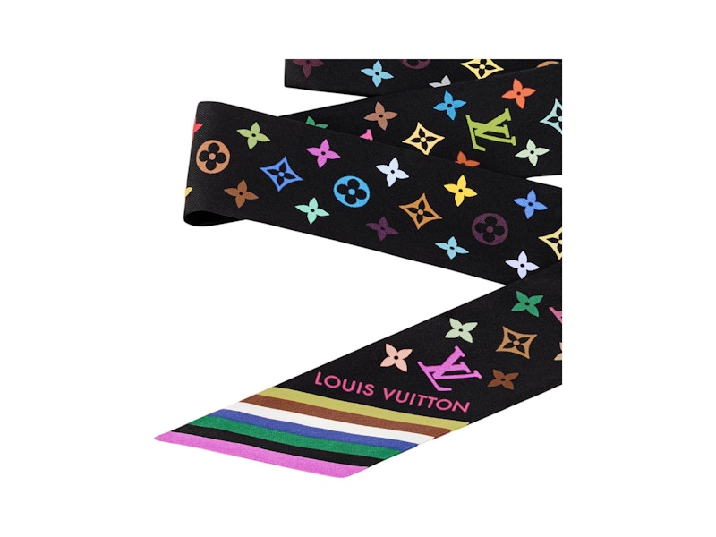Louis Vuitton x Takashi Murakami Monogram Multicolor Bandeau BB Black Multicolored