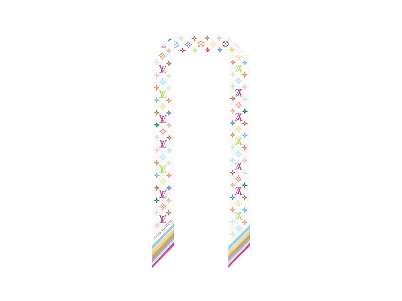 Louis Vuitton x Takashi Murakami Monogram Multicolor Bandeau BB White Multicolored