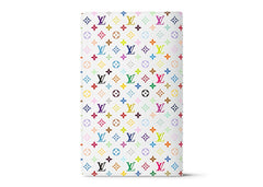 Louis Vuitton x Takashi Murakami Monogram Multicolor Emily Notebook Cover MM White Multicolored