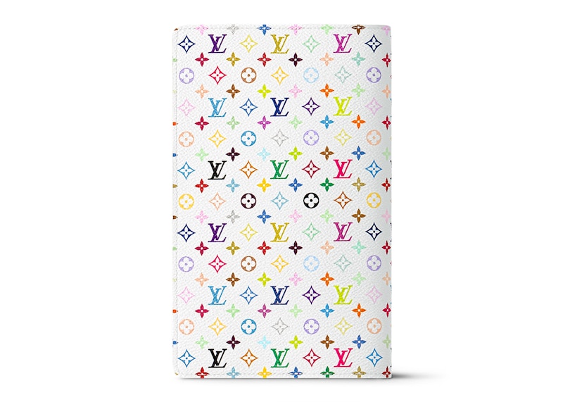 Louis Vuitton x Takashi Murakami Monogram Multicolor Emily Notebook Cover MM White Multicolored
