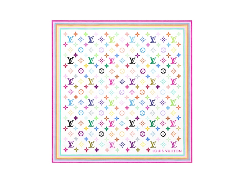 Louis Vuitton x Takashi Murakami Square 55 White Multicolored