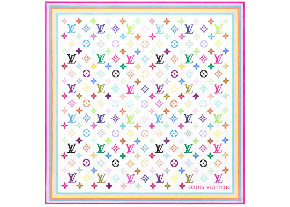 Louis Vuitton x Takashi Murakami Square 55 White Multicolored