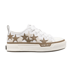 Amiri Stars Court Low White Brown