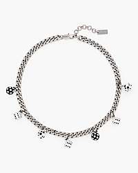 Marc Jacobs Marc Jacobs Derrick Adams x Marc Jacobs Dice Charm Necklace Silver/Multi Silver/multi