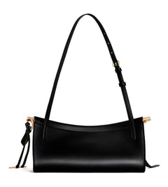 Black Le Click East West Small Shoulder Bag
