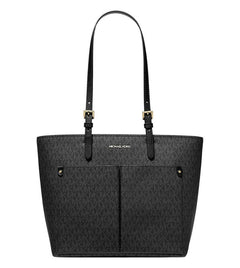 Michael Kors Black Jet Set Medium Tote Black