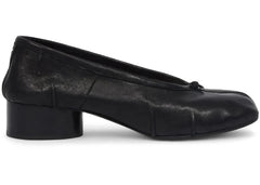 Maison Margiela Tabi New Ballerina Artisanal Vintage Effect Black Womens