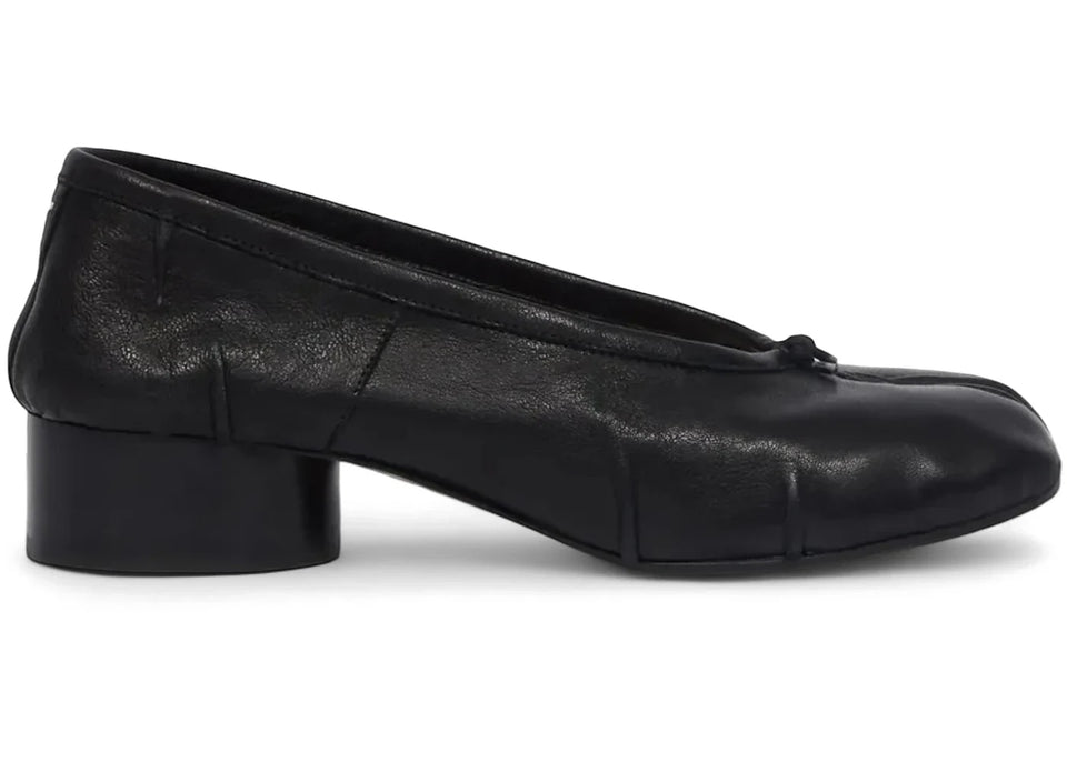Maison Margiela Tabi New Ballerina Artisanal Vintage Effect Black Womens
