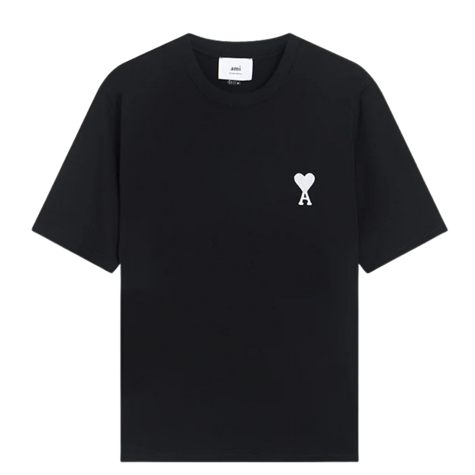 AMI Paris Ami de Coeur T-Shirt Black