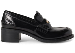 Miu Miu Brushed Loafer Black Leather (Women's)