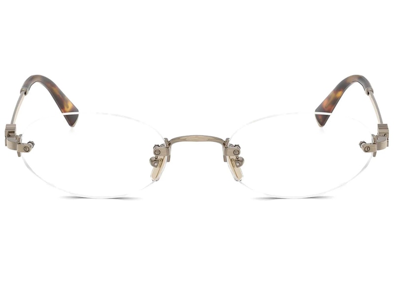 Miu Miu Frameless Optical Glasses Silver/Clear (0MU 53WV 1BC1O1)