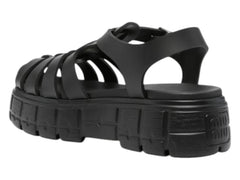 Miu Miu Soft Cage Sandal Nero (Women's)