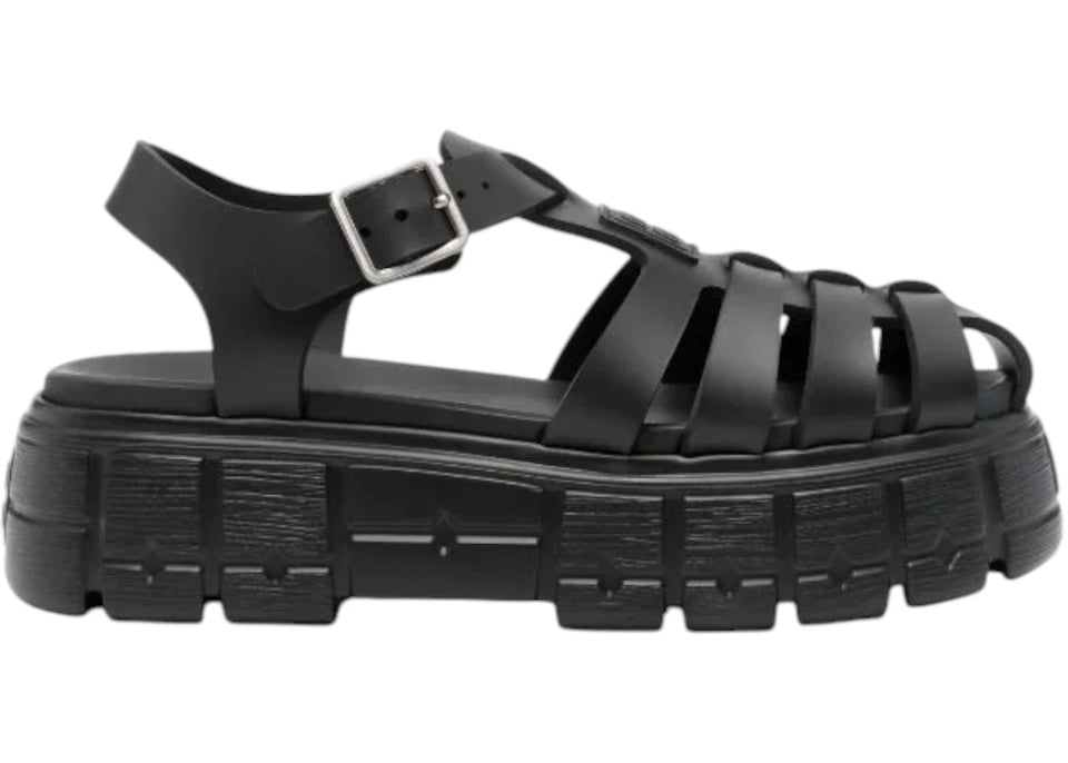 Miu Miu Soft Cage Sandal Nero (Women's)