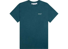 Off - White Chain Arr Slim S/S T - Shirt Duck Green