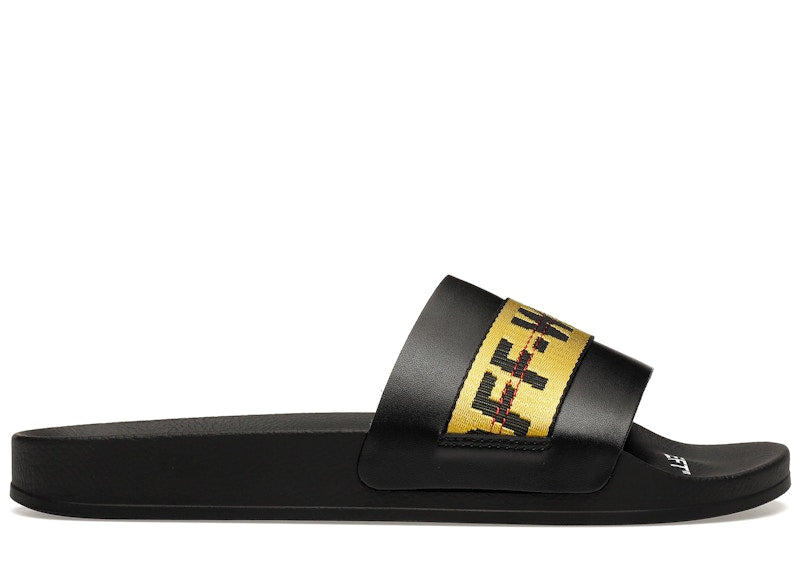 OFF-WHITE Industrial Belt Slides Black Yellow