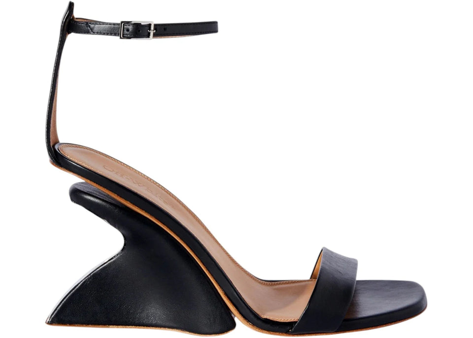Off-White Jug Wedge Sandal Black Womens