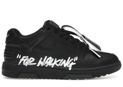 OFF-WHITE Out Of Office OOO Low Tops For Walking Black White