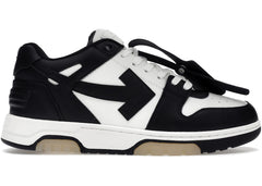 OFF-WHITE Out Of Office OOO Low Tops White Black White
