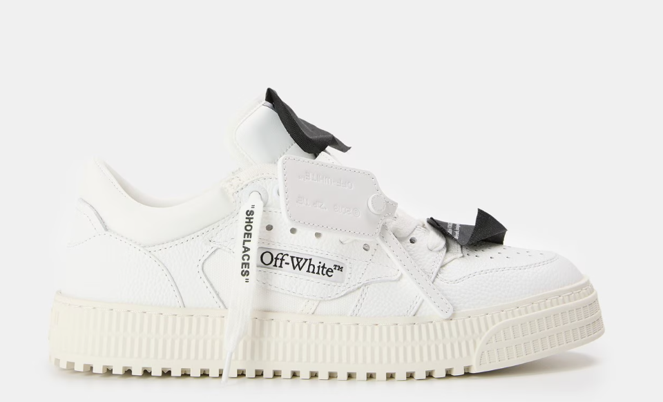OFF WHITE Men's 3.0 Court Low Eye-catching Silhouette Trainers 'White/Black'