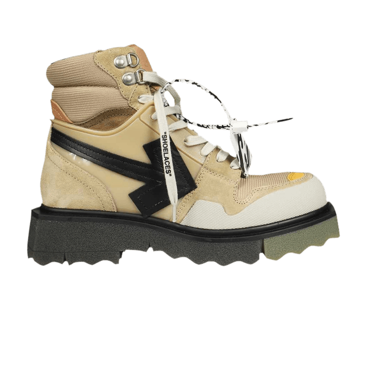 Off-White Hiking Sneaker Boot Beige