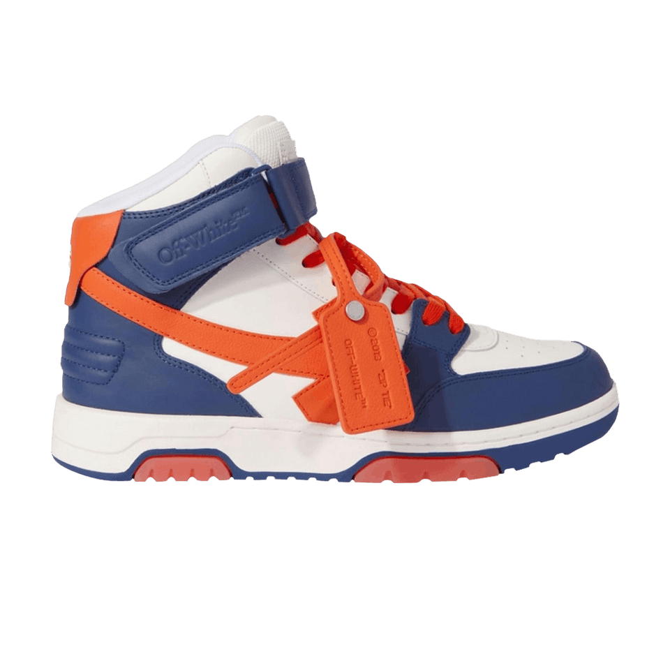 Off-White Out Of Office Mid Navy Blue Bright Orange