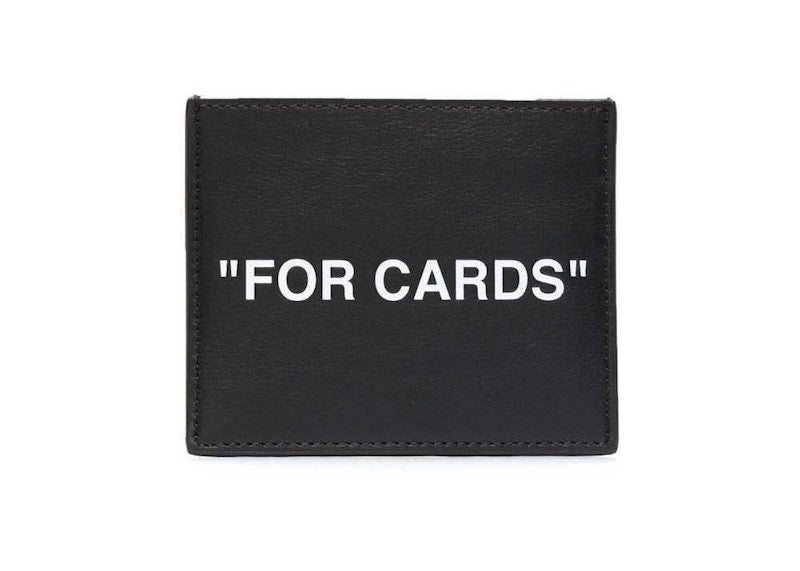 Off-White FOR CARDS Card Holder Black