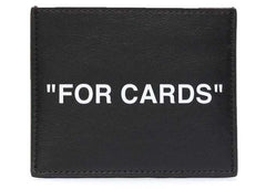 Off-White FOR CARDS Card Holder Black