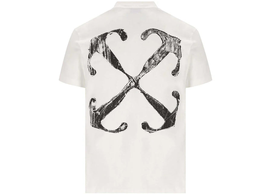Off-White Scratch Arrow Slim Fit T-Shirt White