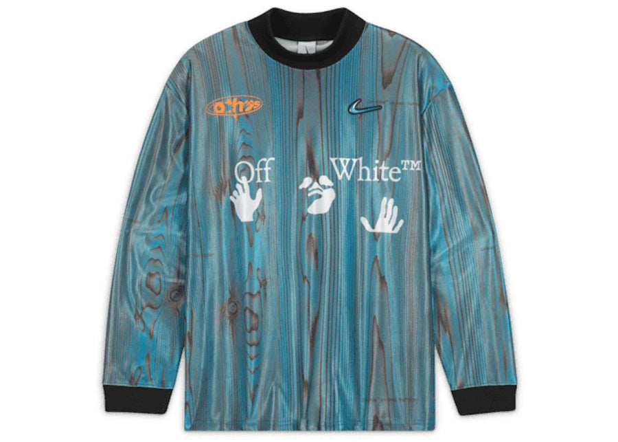 Off-White x Nike 001 Soccer Jersey (Asia Sizing) Blue