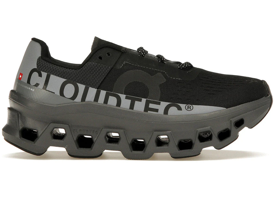 On Running Cloudmonster Lumos Black Womens