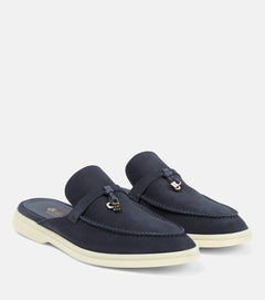 Babouche Charms Walk suede slippers