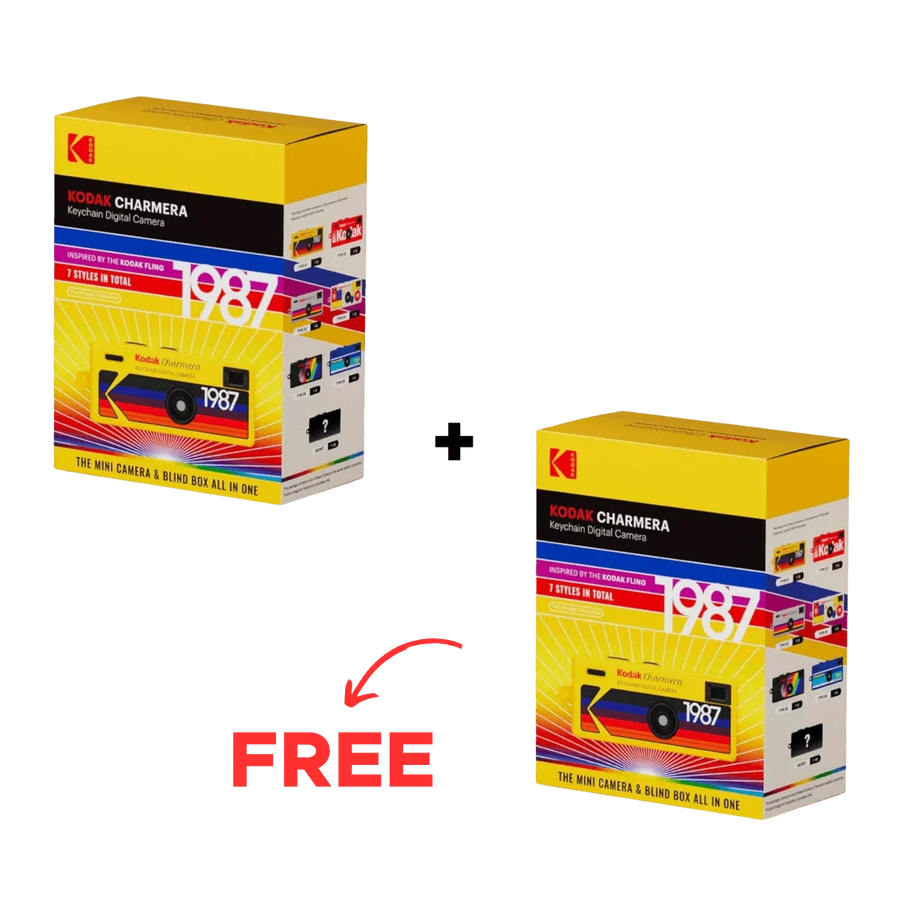 BUY 1 GET 1 FREE - Kodak Charmera Keychain Digital Camera Blind Box Collection
