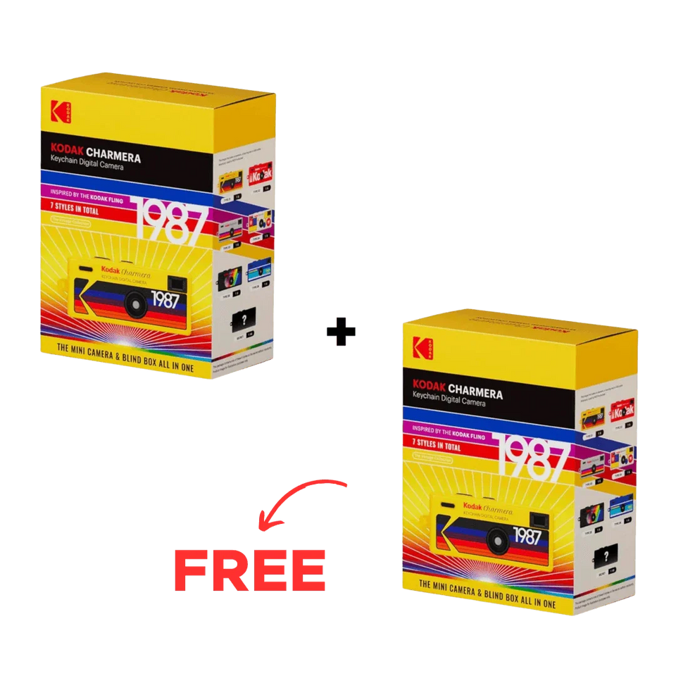 BUY 1 GET 1 FREE - Kodak Charmera Keychain Digital Camera Blind Box Collection