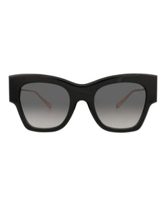 Philipp Plein Cat Eye-Frame Acetate Sunglasses Black Black Smoke (SPP120M-53-0700)