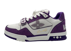 Louis Vuitton Trainer Denim Purple Strap COND NEW (NO BOX)