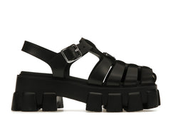 Prada Monolith Foam Rubber 55mm Sandals Black