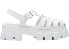 Prada Monolith Foam Rubber 55Mm Sandals White