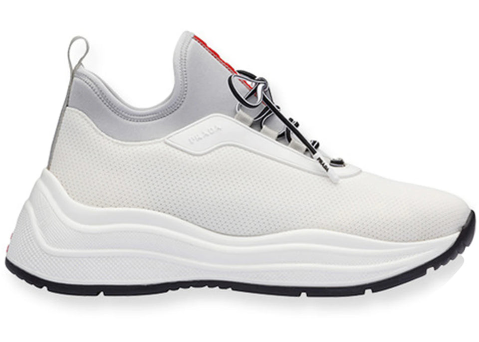 Prada Neoprene Logo White (Women's)