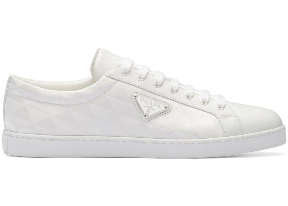 Prada PRAX 01 Sneakers Re-Nylon Brushed Leather White