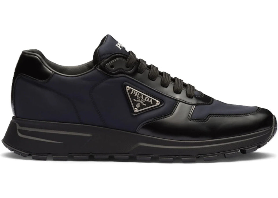 Prada Prax Re-Nylon Sneaker Black Blue