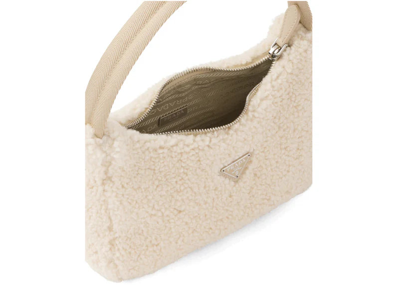 Prada Re-Edition 2000 Mini Bag Ecru