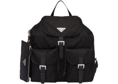 Prada Re-Nylon Backpack Medium Black