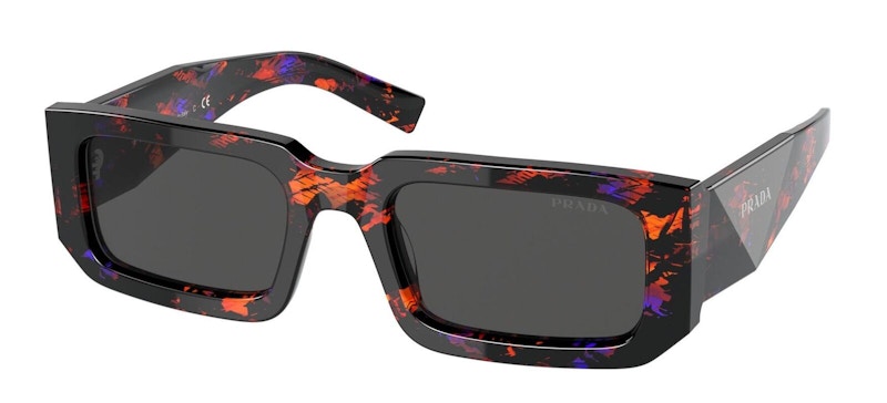 Prada Rectangle Sunglasses Red/Purple (PR06YS-06V5S0-53)